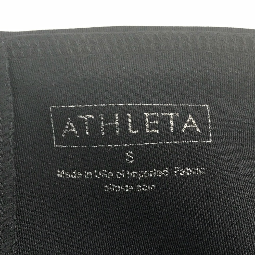 Athleta Black Cropped Skirted Leggings Sz. S - Picture 6 of 7